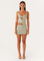 Jocelyn Mini Dress - Sage